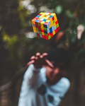 people, man, guy, blur, outdoor, rubik's cube, play, rubik's cube, rubik's cube, rubik's cube, rubik's cube, rubik's cube